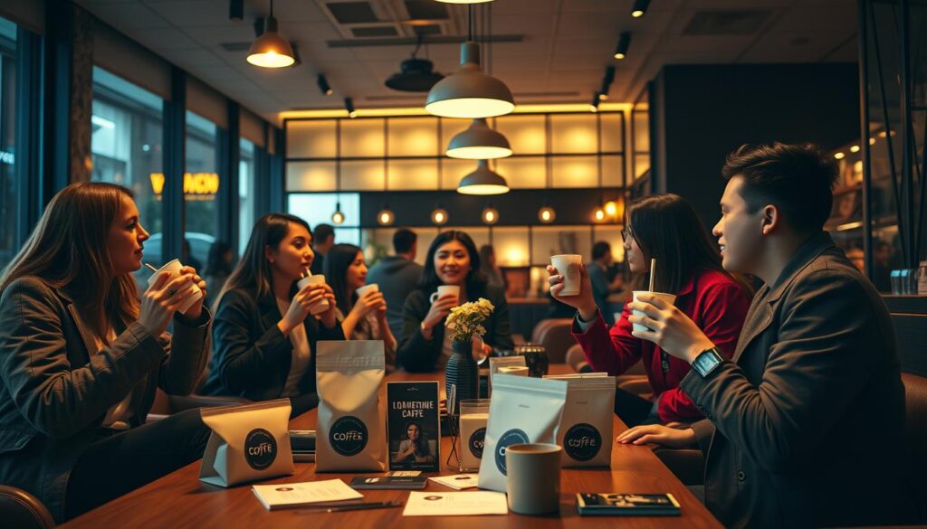 kolaborasi brand dan influencer kopi kekinian
