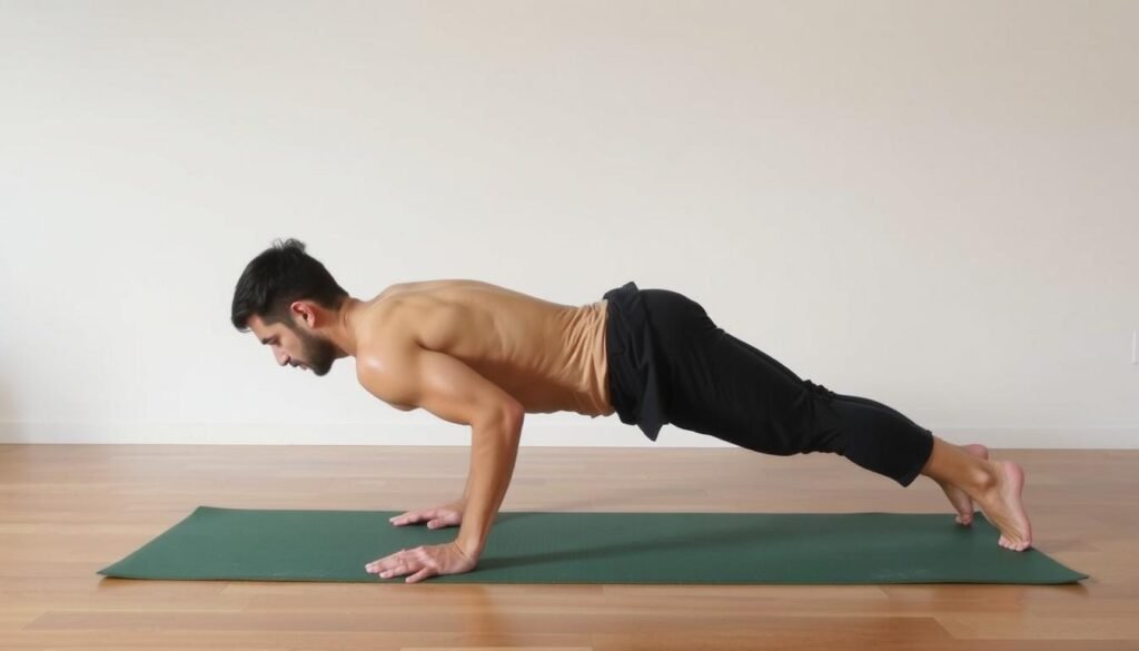 Latihan reverse plank untuk memperkuat punggung dan bahu